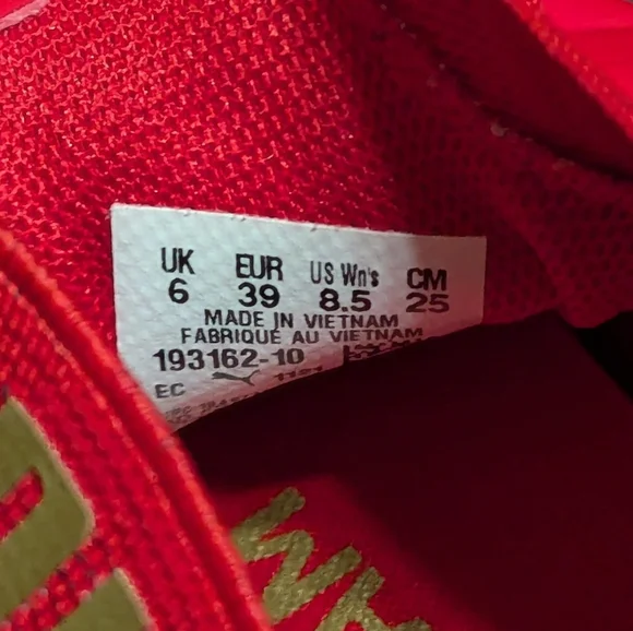 Puma Red Sneakers - Picture 6 of 8